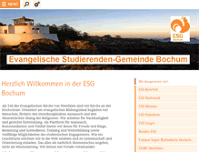 Tablet Screenshot of esg-bochum.de